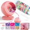 Electric Bead Spinner for Jewelry Making, Automatic Clay Beads for Cool Necklaces and Bracelets Maker, Beginner Bracelet Making Kit, DIY Arts and Crafts Birthday Gifts(Pink)
